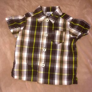 Newborn button down shirt